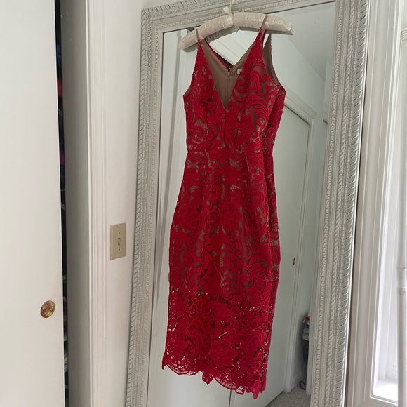 Dress the Population lace midi dress - Picture 10 of 12